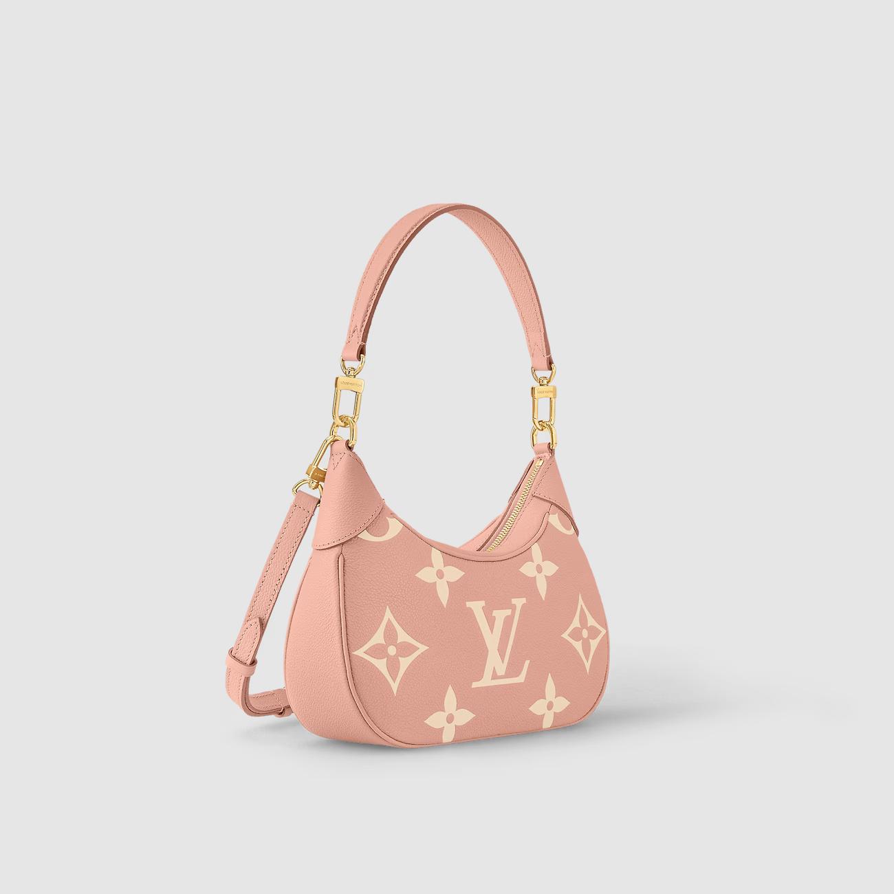 Túi Louis Vuitton Bagatelle Nữ Hồng Kem